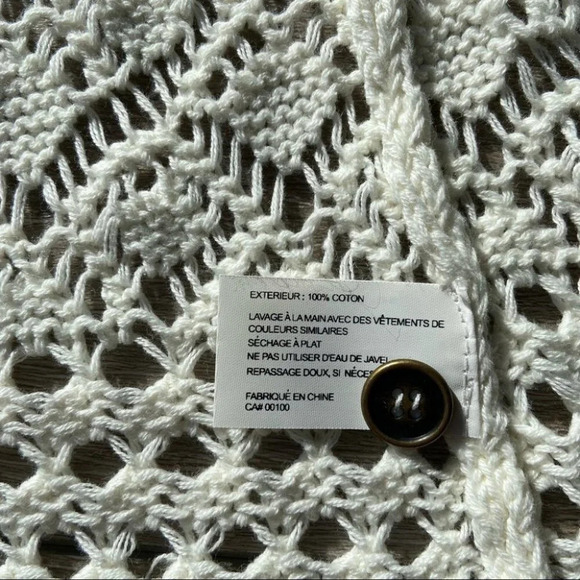 Yellow Dot  Crochet Cardigan - Picture 16 of 16